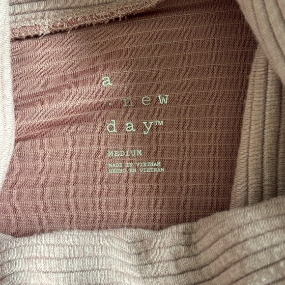 Womens A New Day Mauve Turtleneck Sweater Dress Size M - Picture 7 of 9